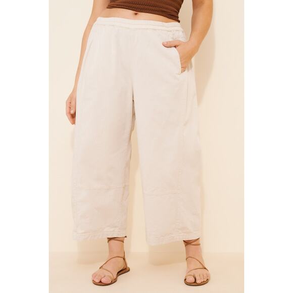 PILCRO BY ANTHROPOLOGIE Women's The Izzie Relaxed Pull-On Barrel Pants Size 1X - Picture 3 of 13